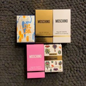 Moschino mini perfumes sample size